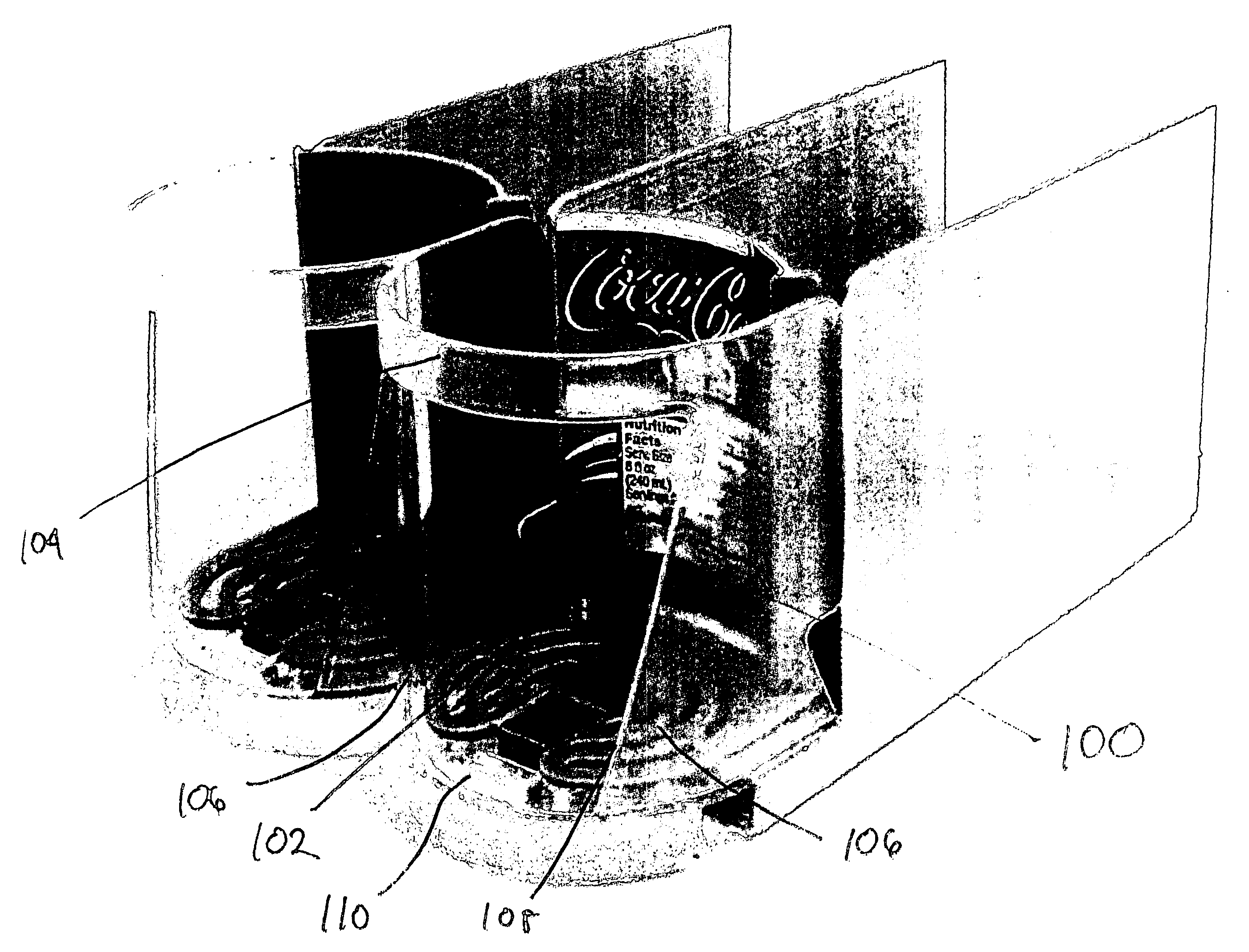 Product management display system with trackless pusher mechanism