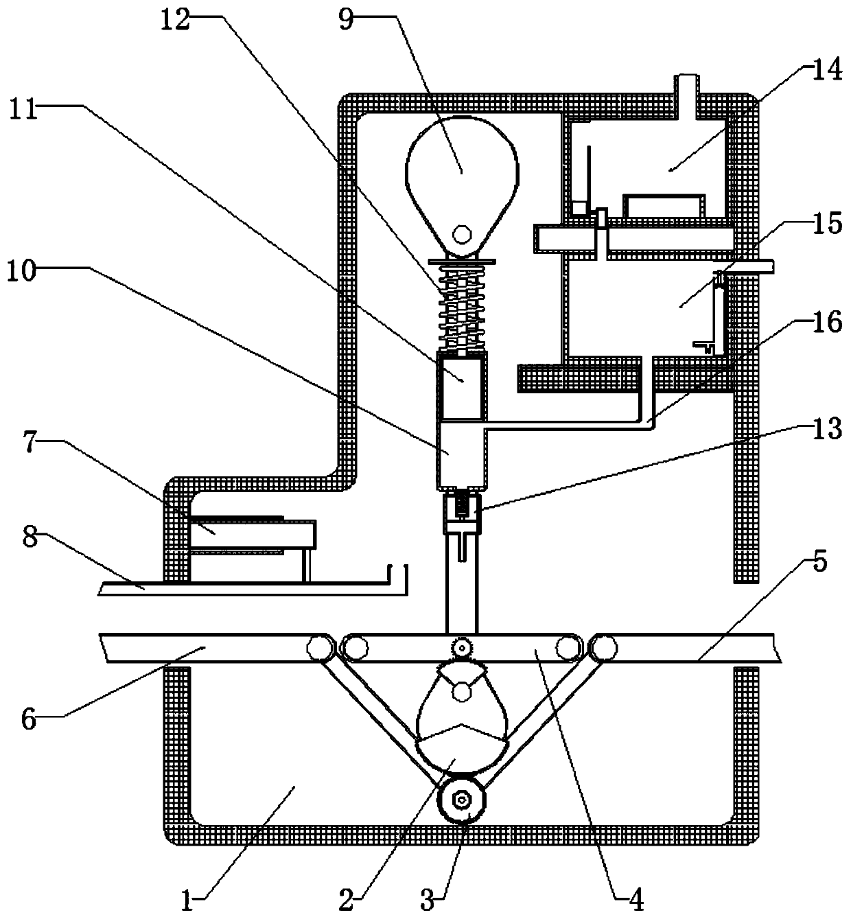 Quantitative filling and high-temperature rapid and comprehensive cleaning device