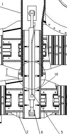 Large-sized crawler crane