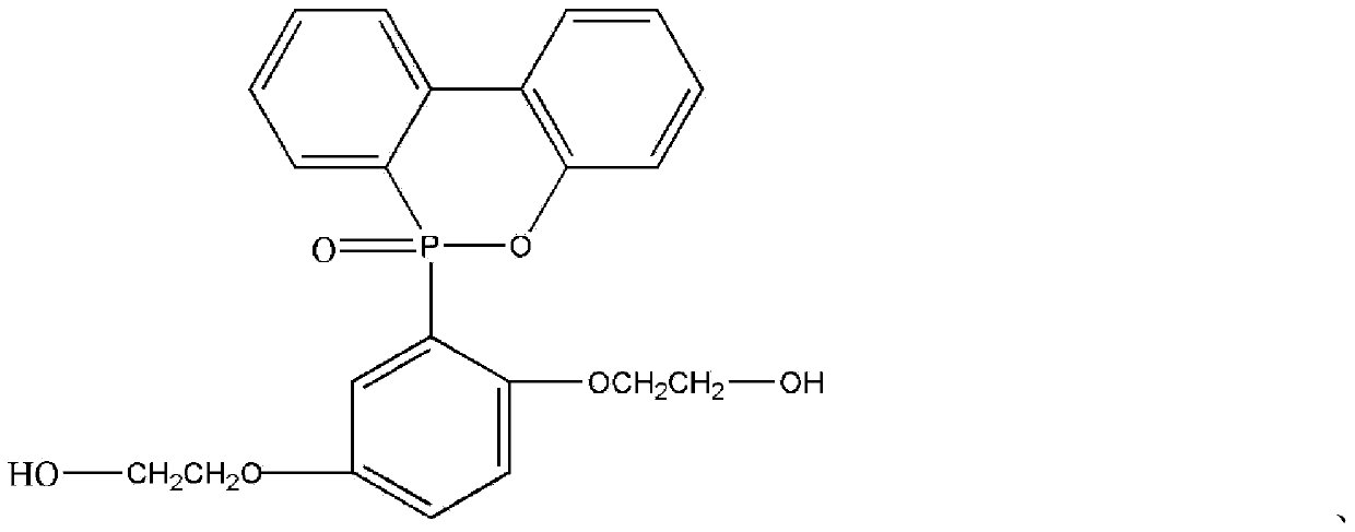 Organophosphorus modified waterborne polyurethane flame retardant coating agent and preparation method thereof