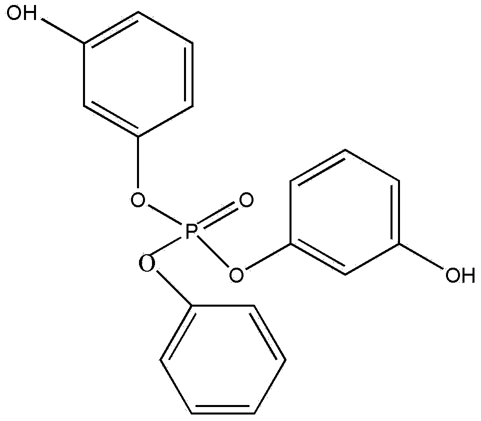 Organophosphorus modified waterborne polyurethane flame retardant coating agent and preparation method thereof