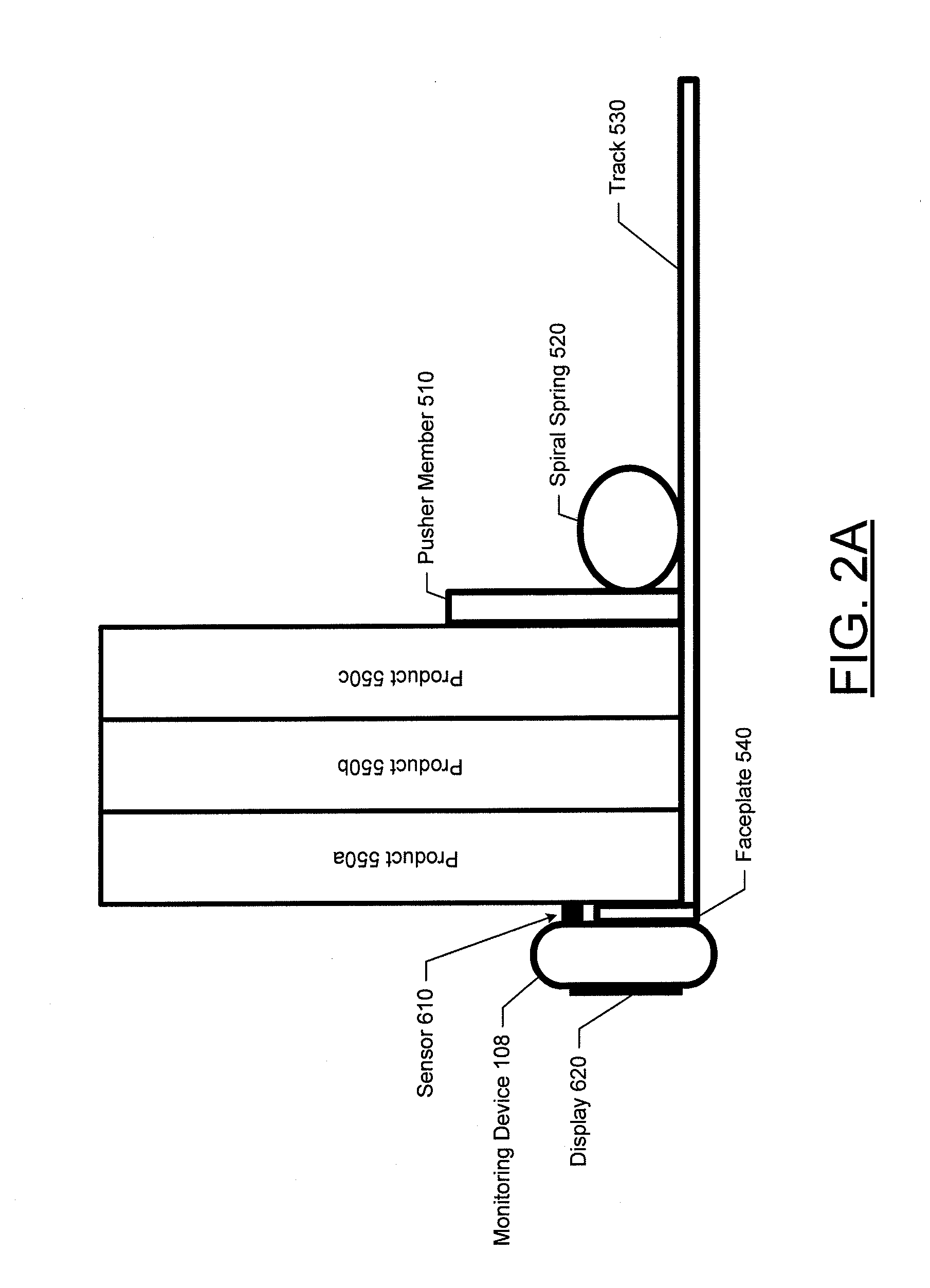 Wireless shelf pusher activity detection system and associated methods