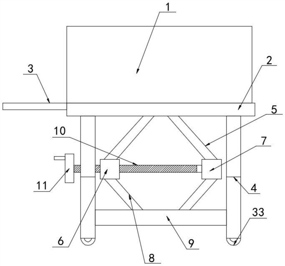 Greening efficient trimming and shaping device for residential property management