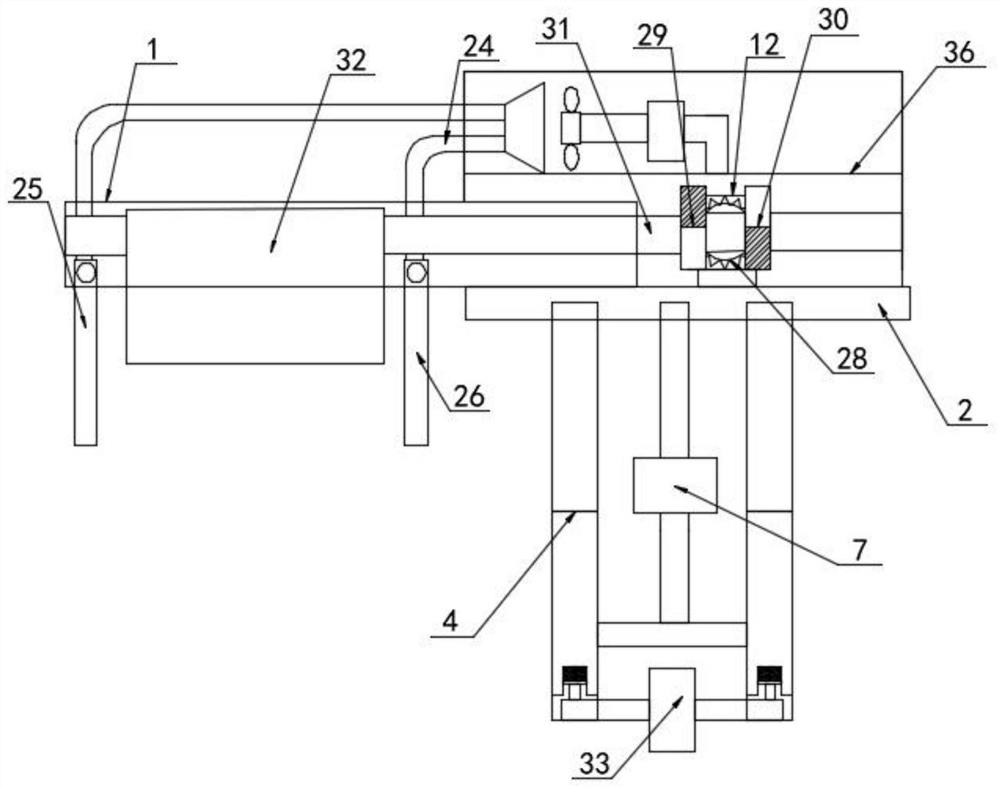 Greening efficient trimming and shaping device for residential property management