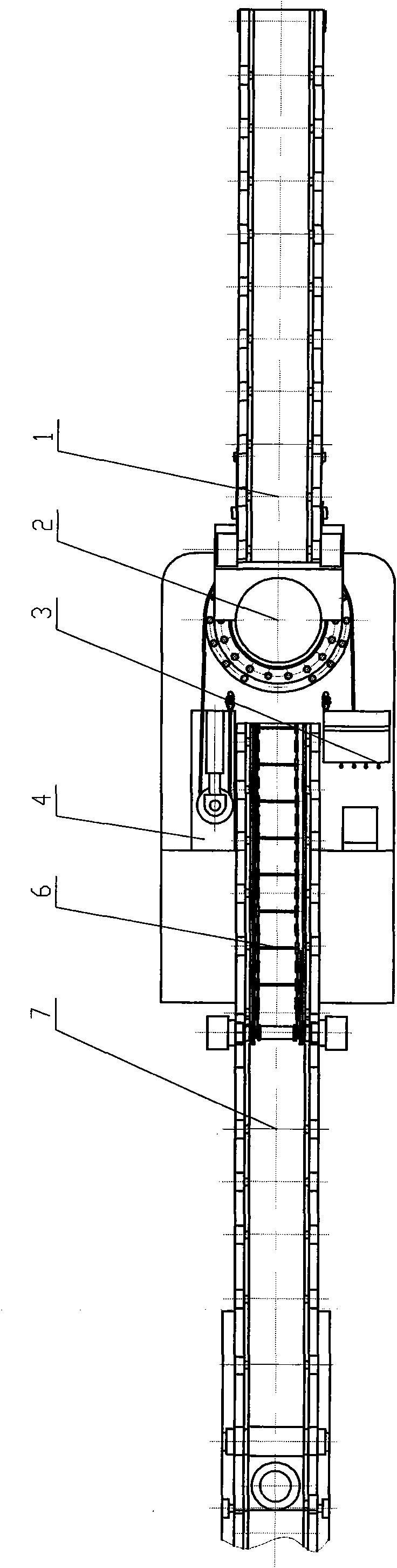 Corner-crossing transfer conveyer