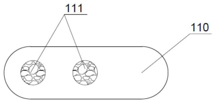 Touch key structure and electronic equipment