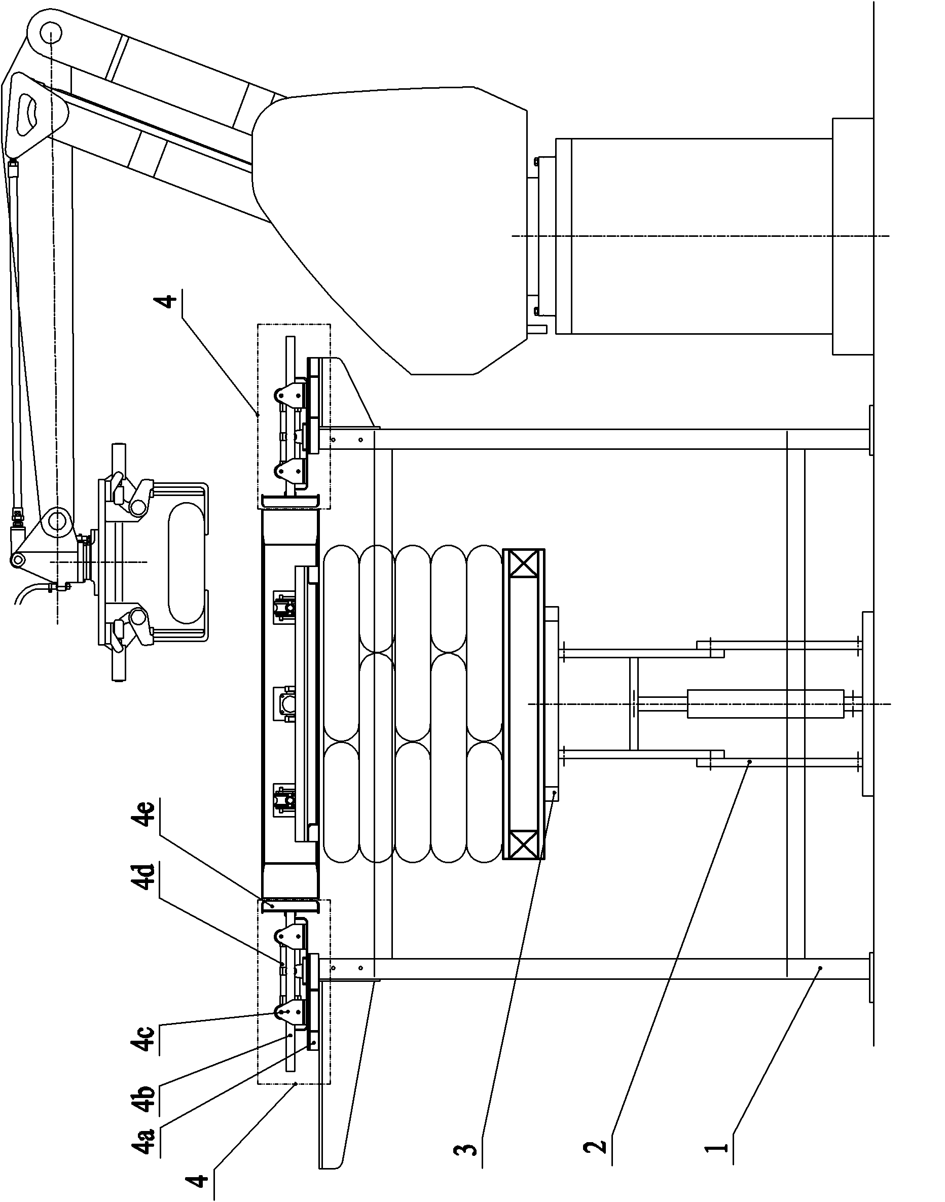 Stack shaping machine