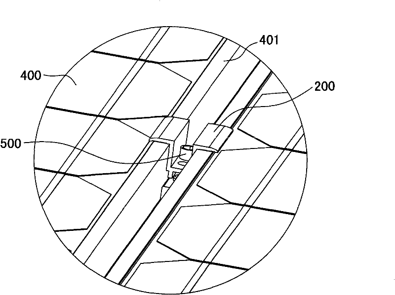 Roof photovoltaic power generation system