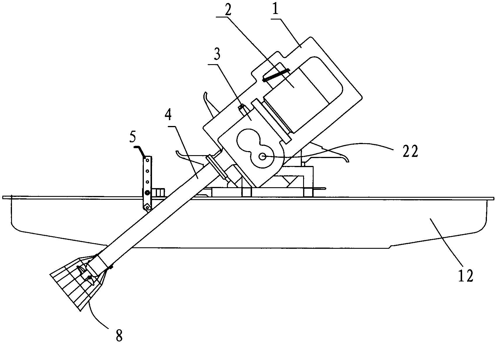 Transmission of oxygen increasing machine