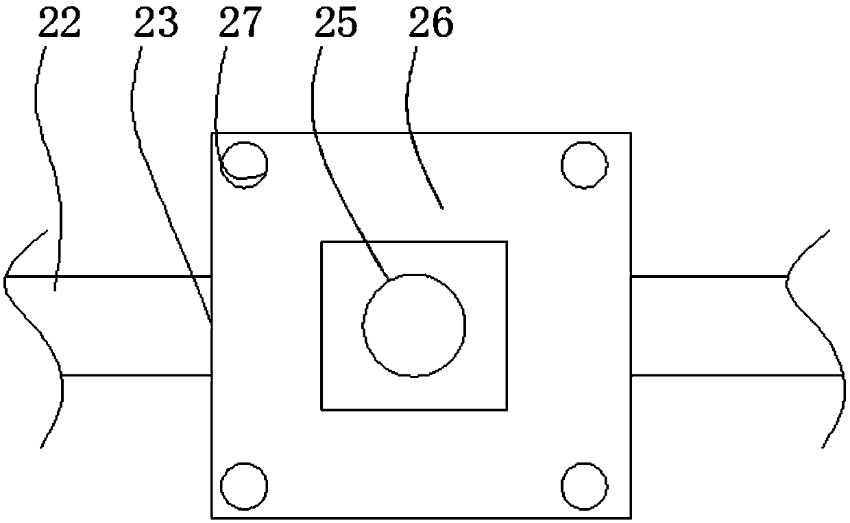 Wearproof cutting device for liquid crystal glass plate processing