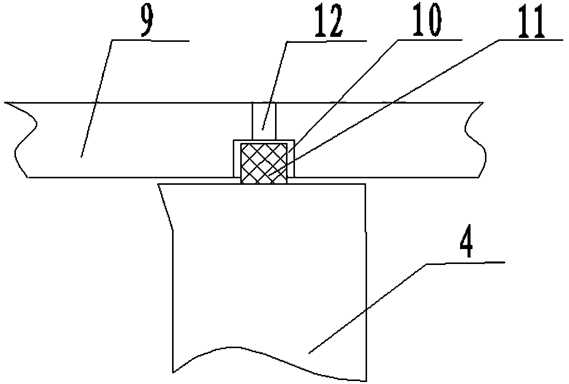 Simple floating heat exchanger pressure test tool