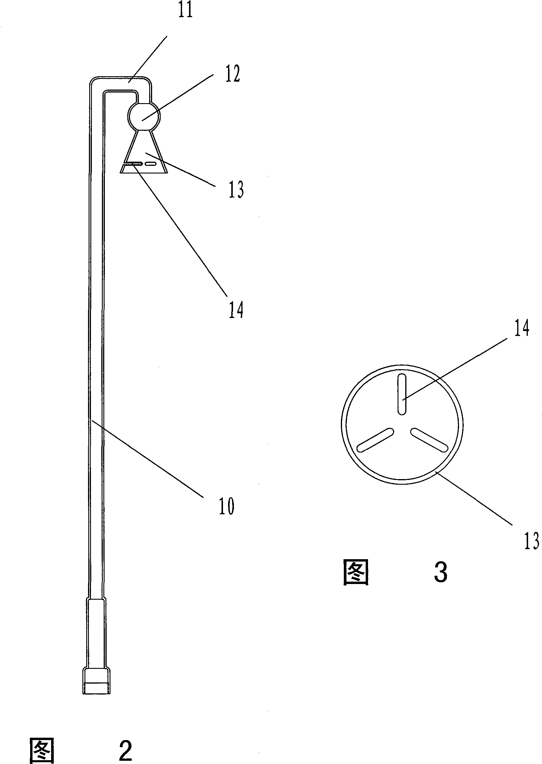 Multi-branch gas sampling pipe