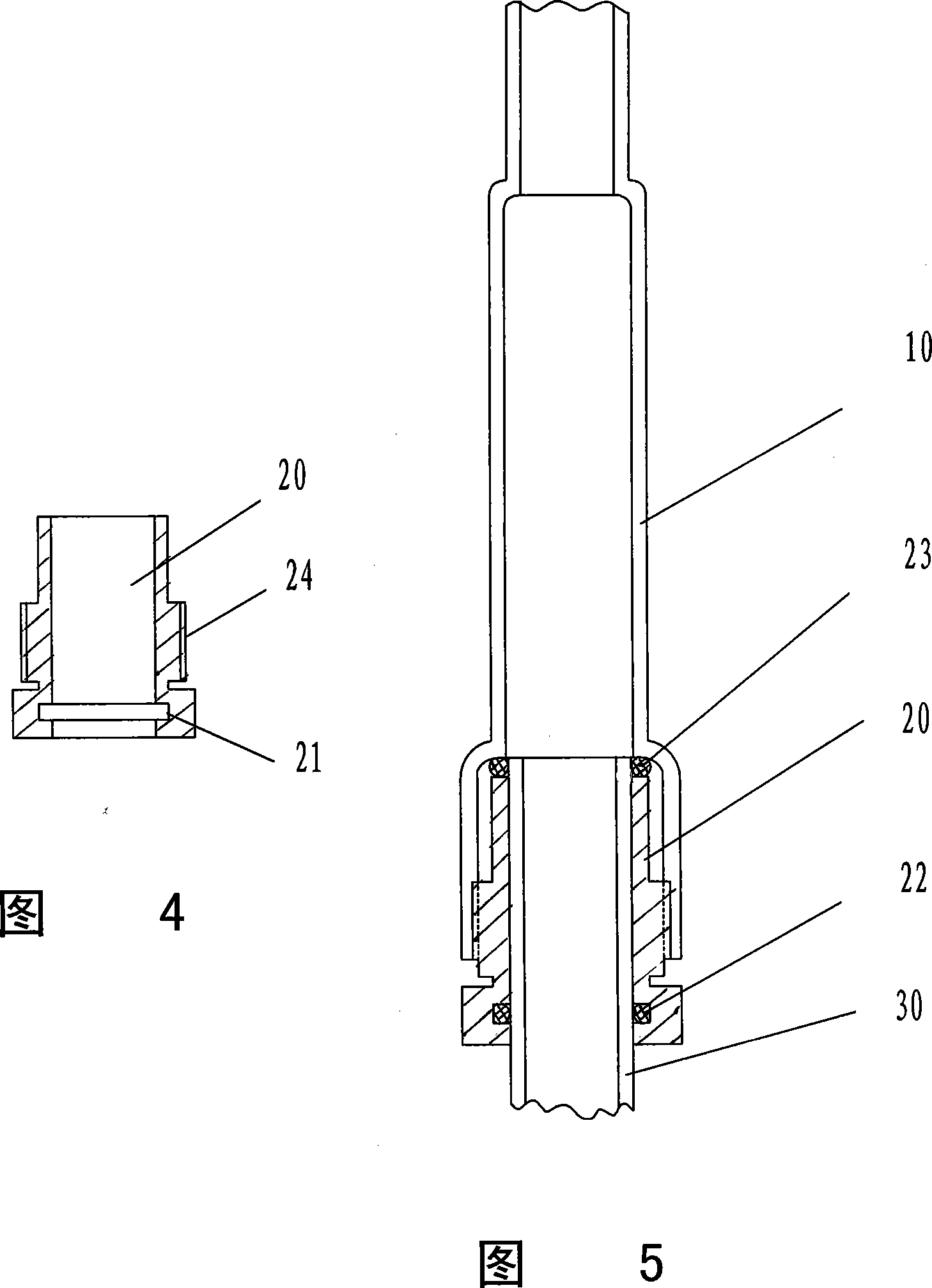 Multi-branch gas sampling pipe