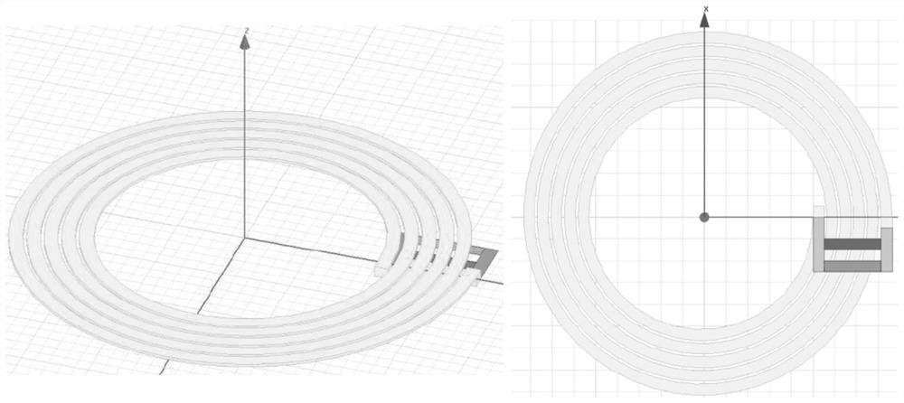 Near-field wireless communication method of vortex electromagnetic wave based on circular coil array