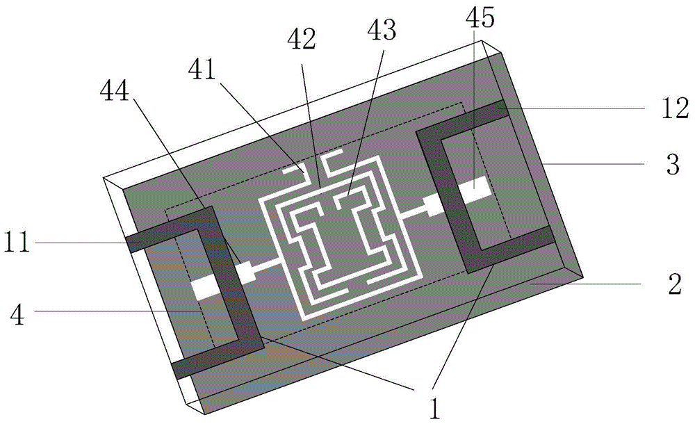 Small differential tee band-pass filter