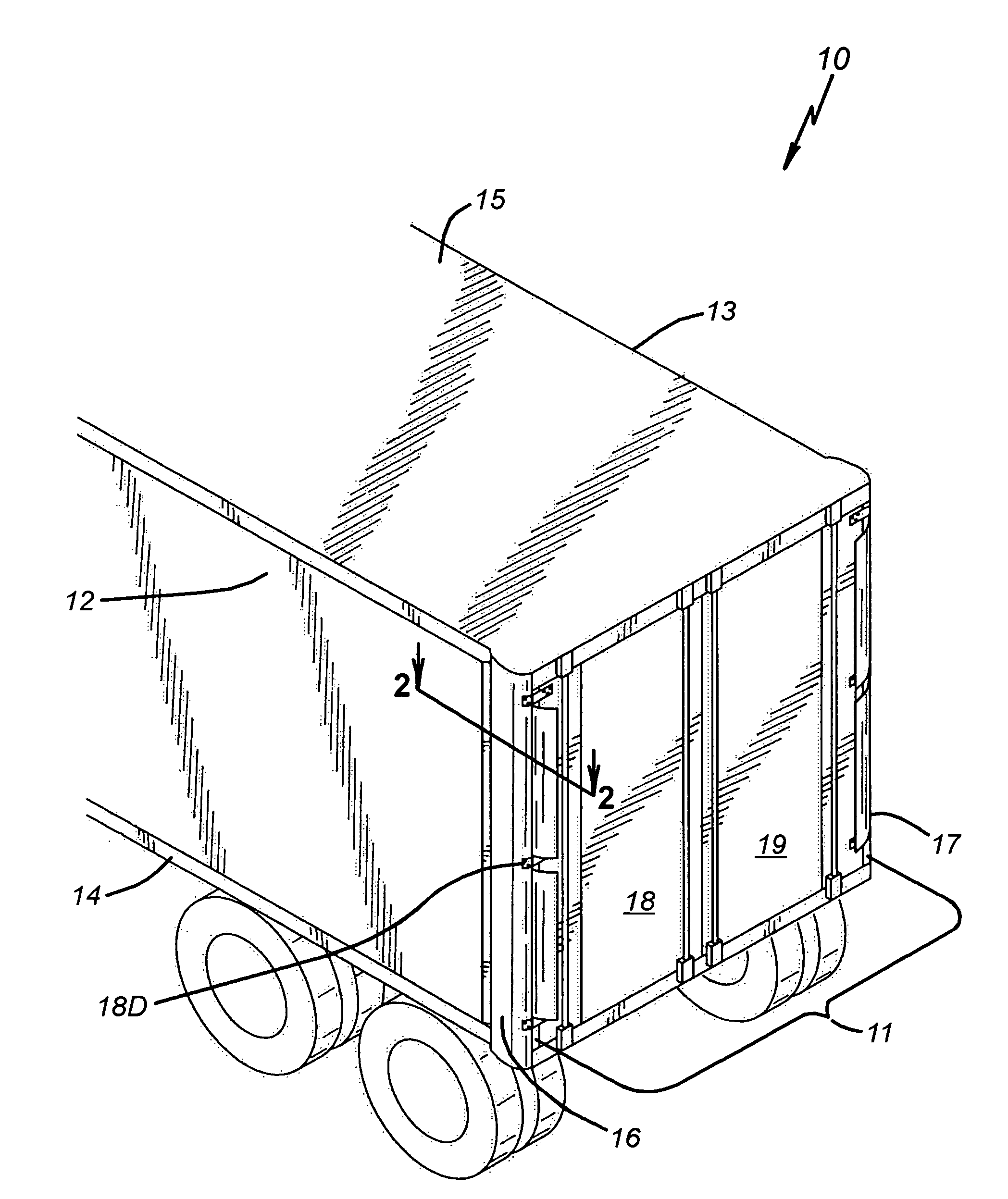 Cargo vehicle with drag reduction