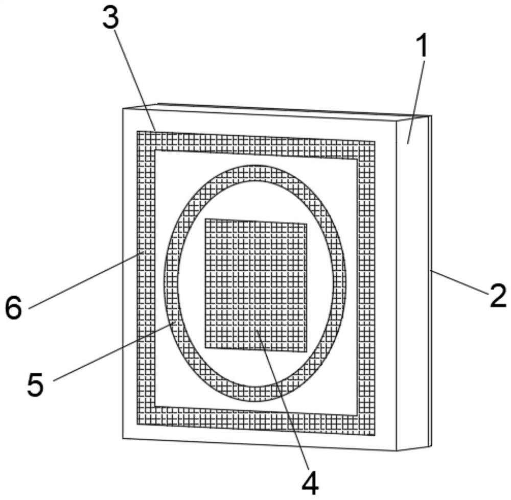 Terahertz electromagnetic absorber based on metamaterial