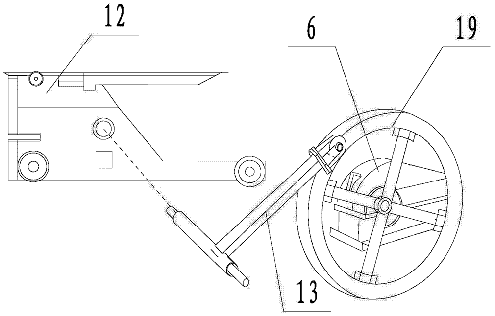 Straw baler matched with wheel type harvester