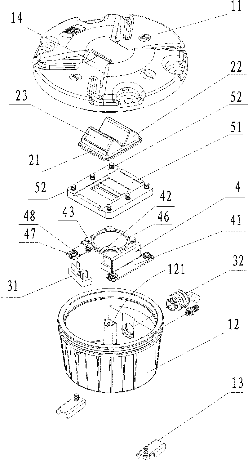 Embedded airfield runway centerline lamp