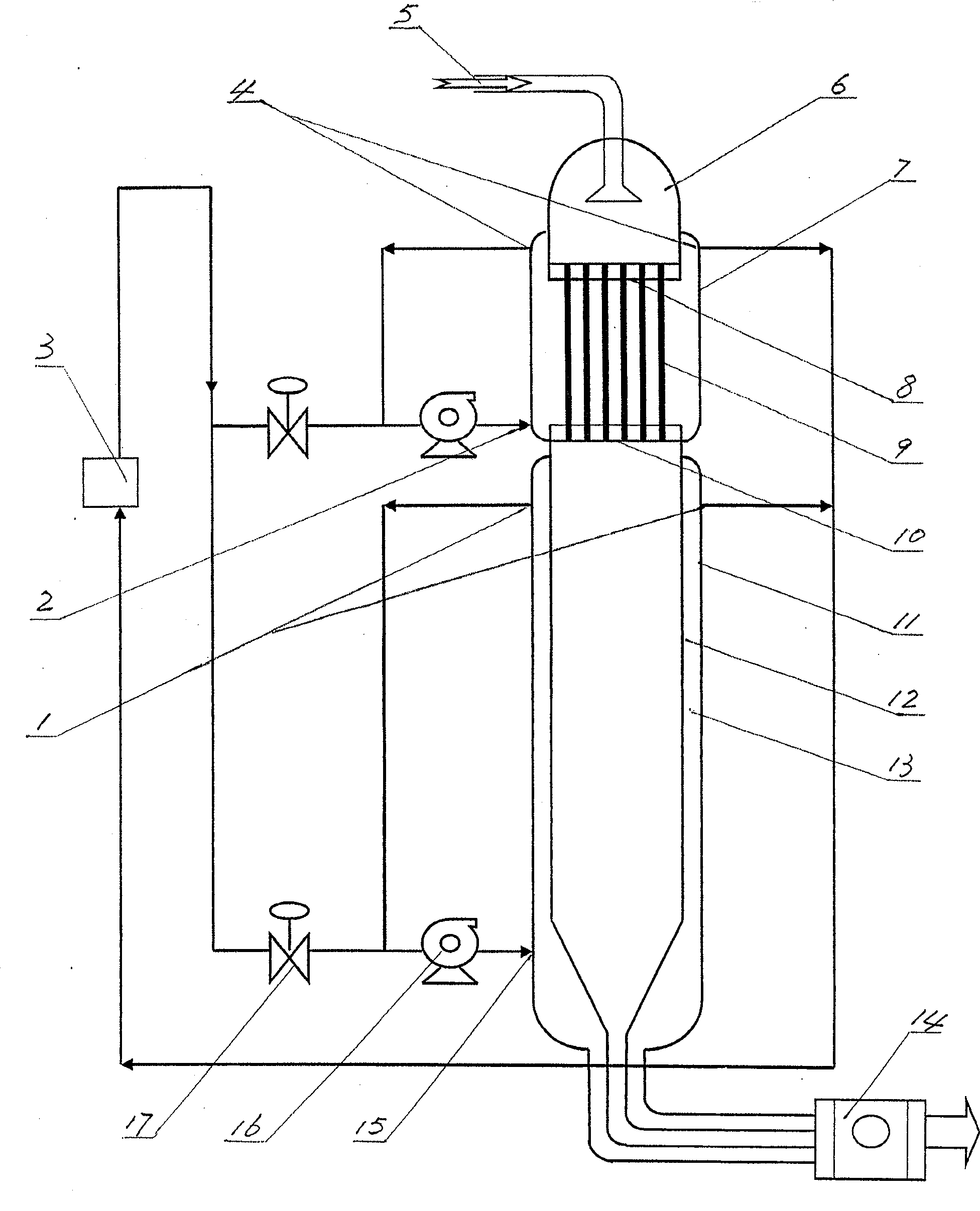 Heating system for caprolactam polymerization reaction apparatus