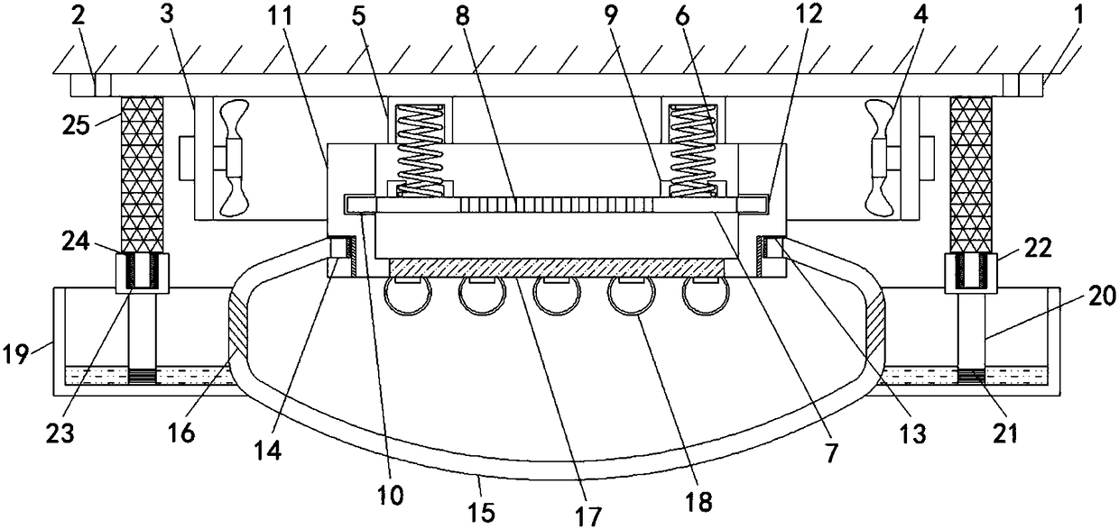 Ceiling lamp with long service life