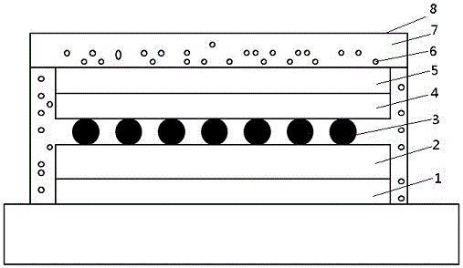 Quantum dot LED and preparation method thereof