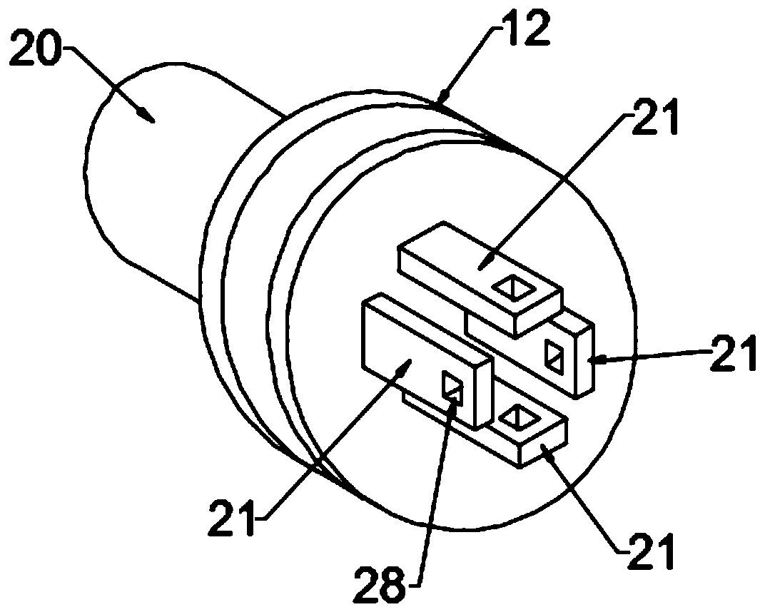 Rail rust removal grinding device