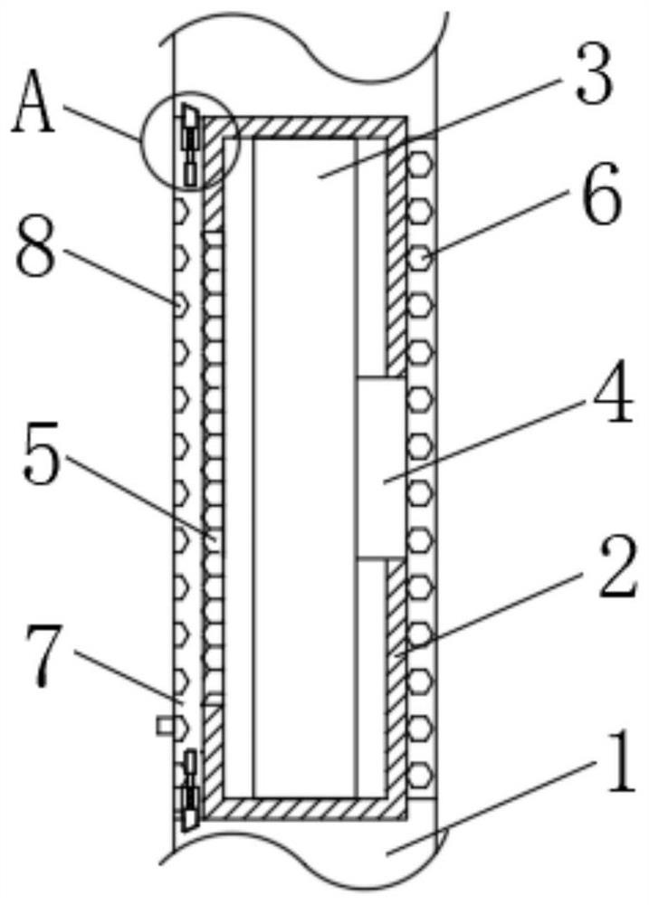 Anti-theft door with air filtering effect