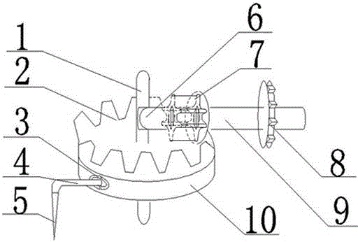 Discission needle and operation method thereof