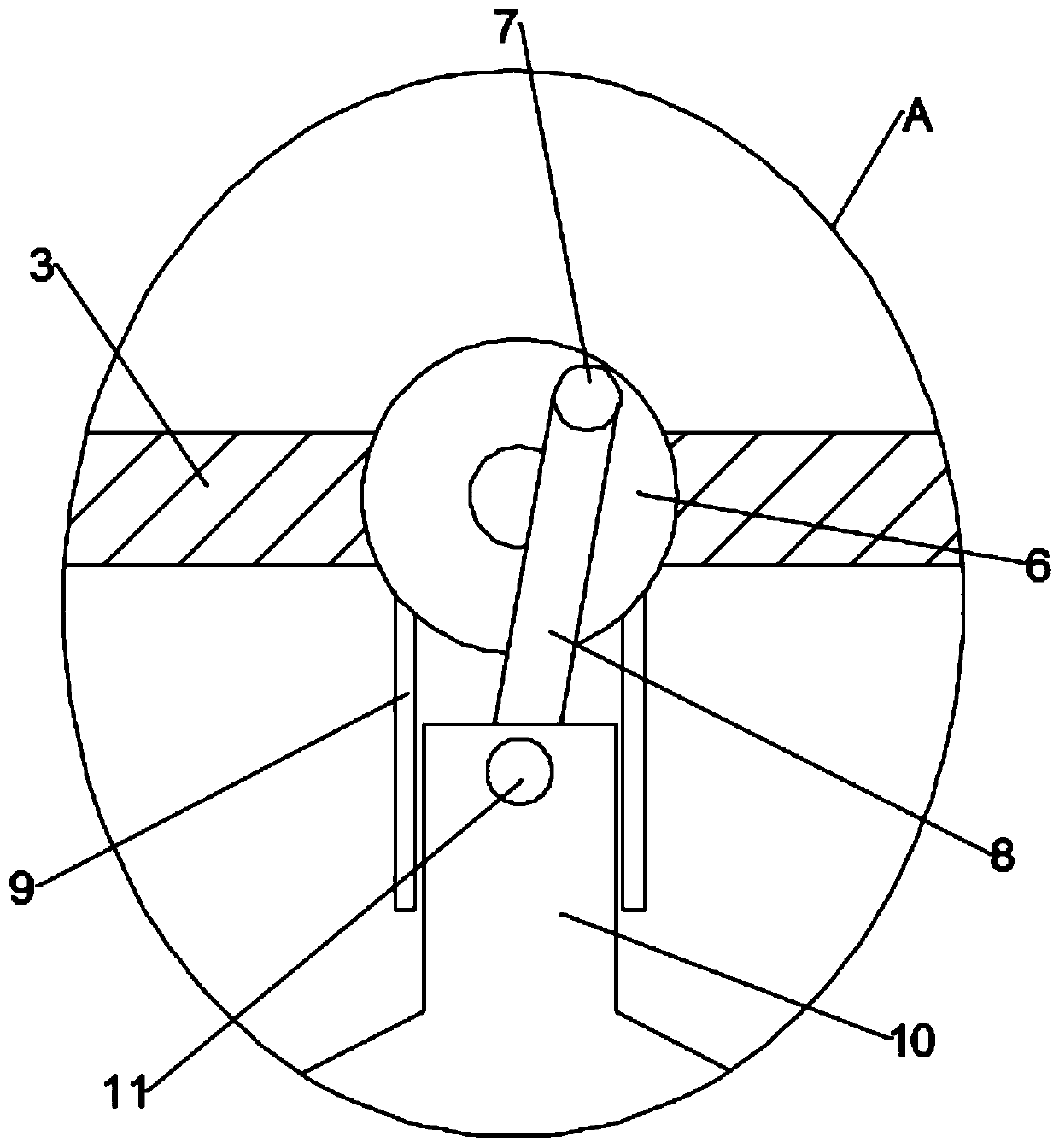 Agricultural soluble-solid-fertilizer applying device