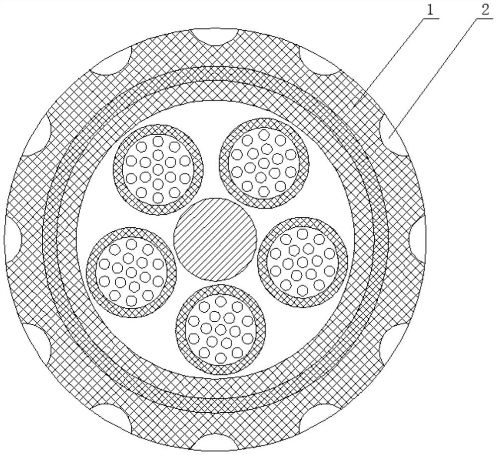 Optical cable preparation method capable of reducing optical cable wind pressure and optical cable