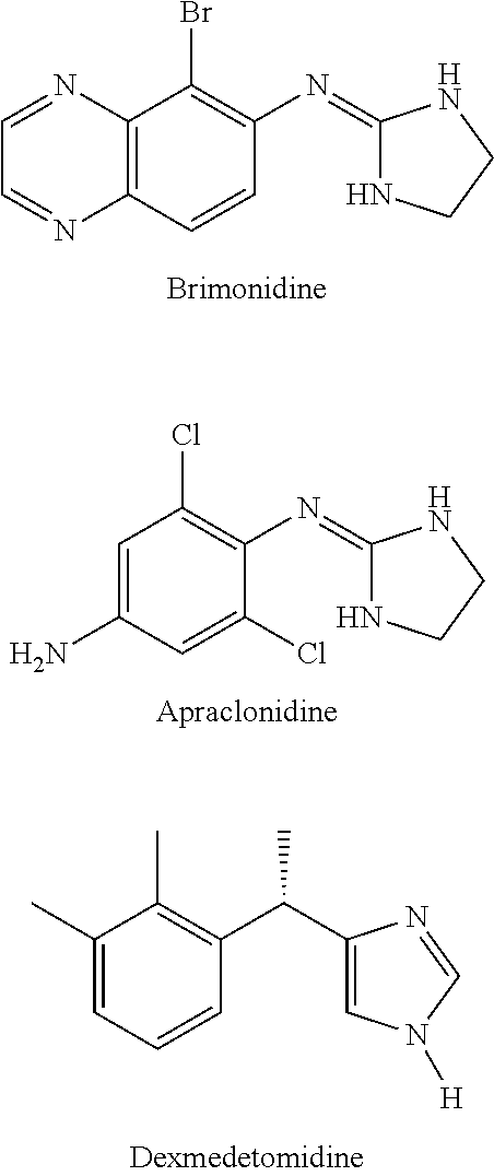 Alpha-2 adrenergic agonist for treating intraocular pressure and ocular diseases through intravitreal and intracameral routes