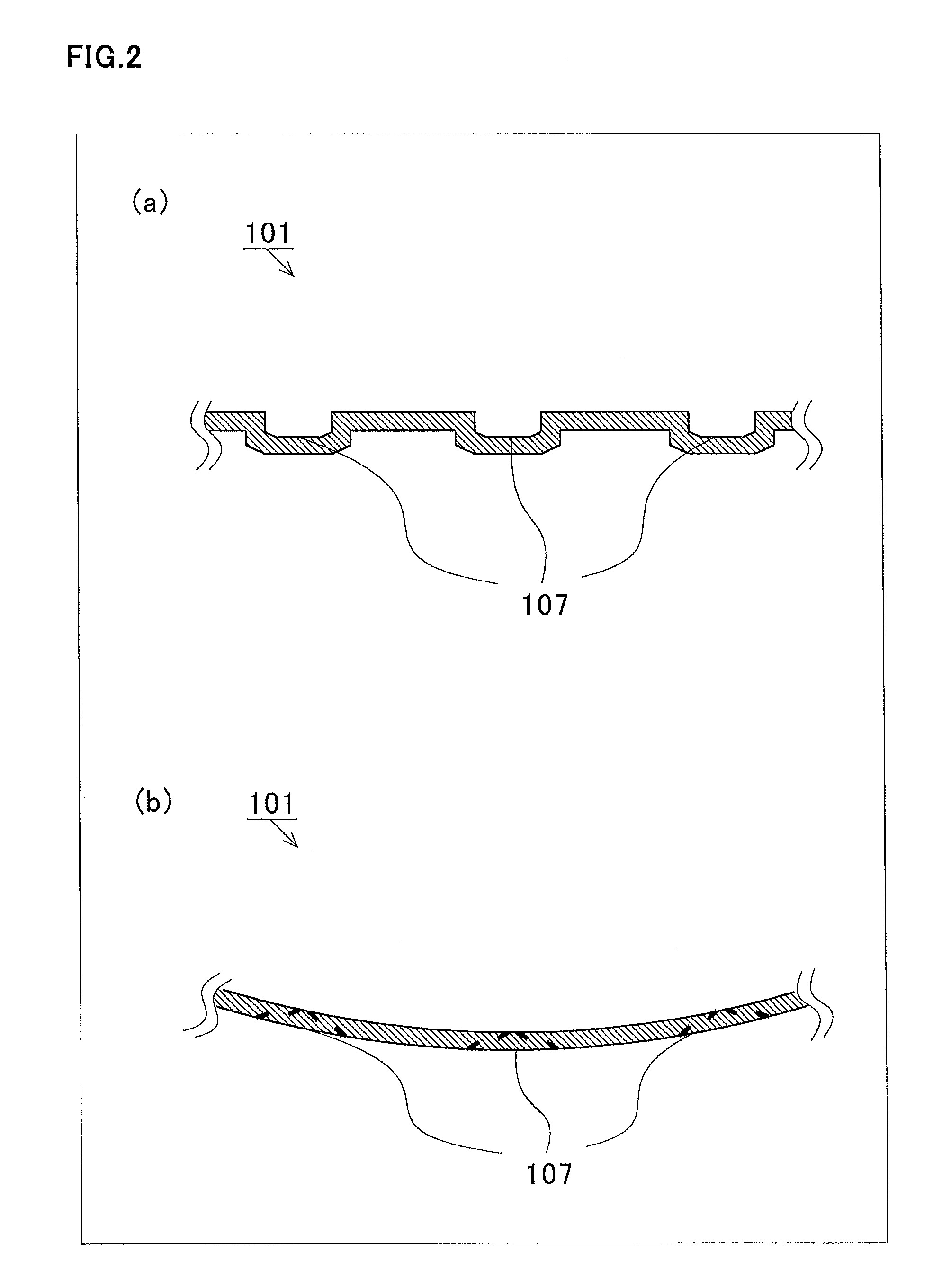 Funnel component and packaging container using funnel component