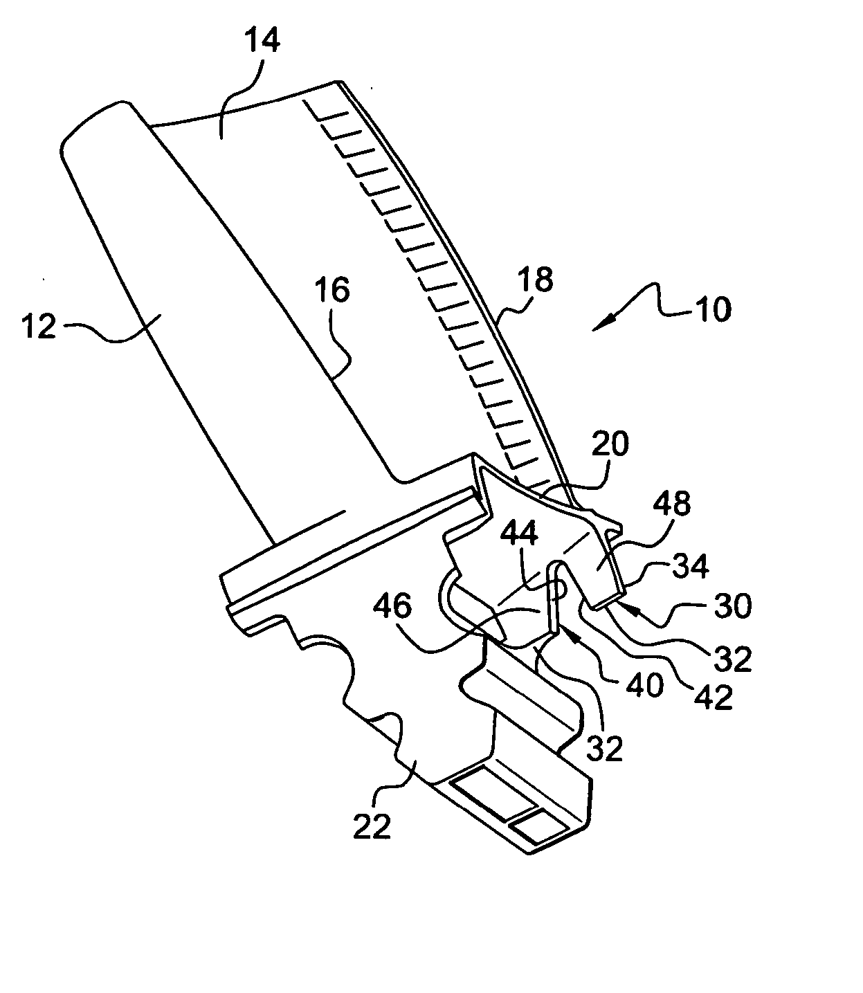 Rotor blade for a compressor or a gas turbine