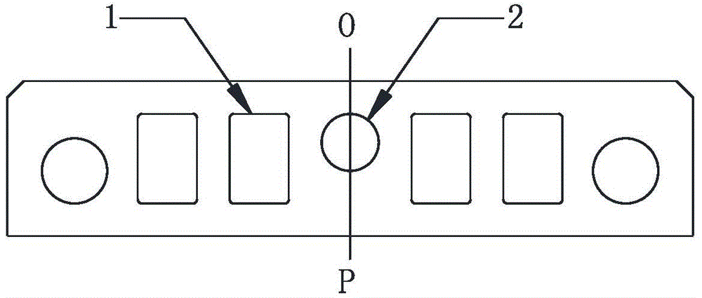 A lightweight AC contactor iron core and its manufacturing method