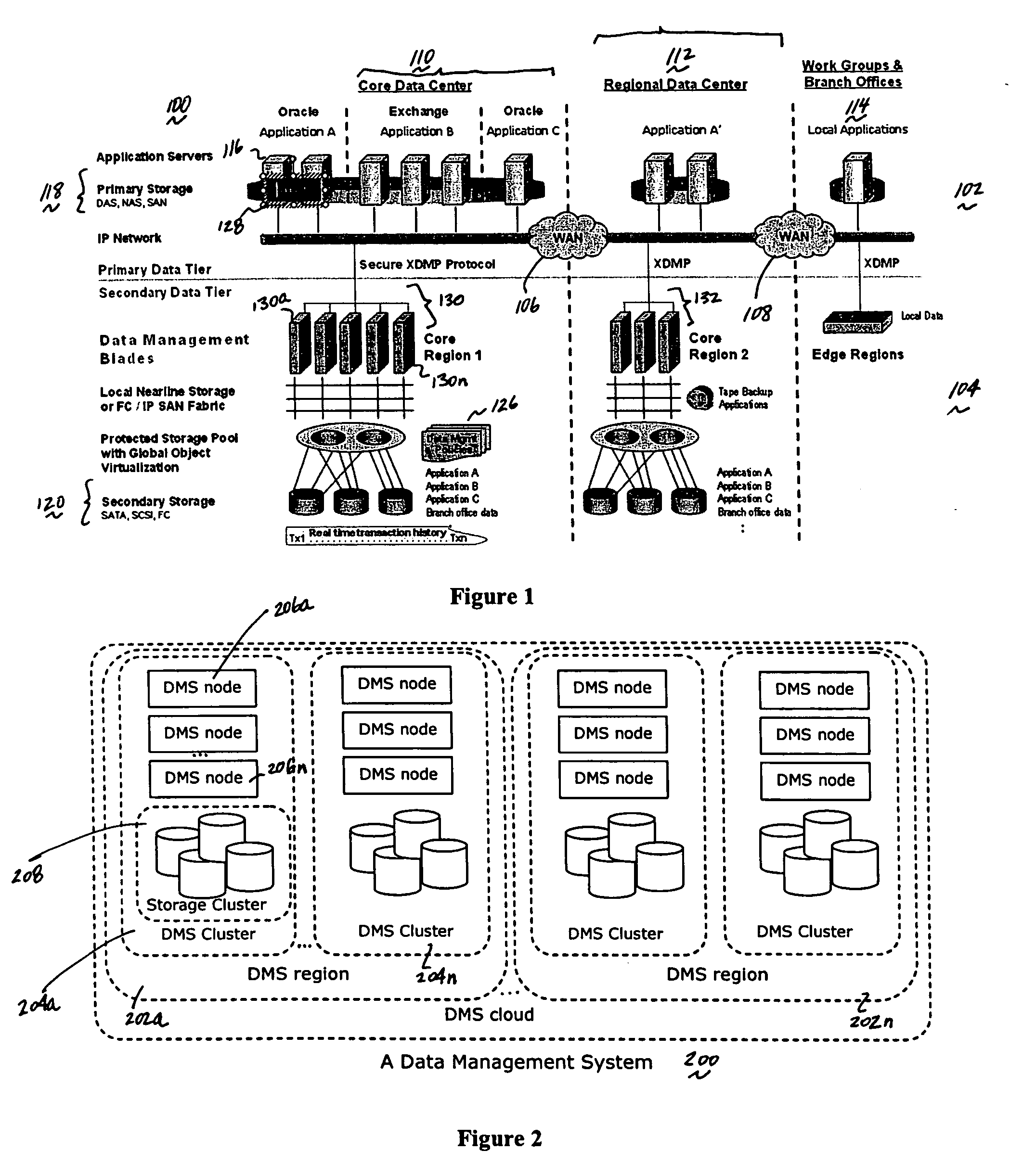 Method and system for automated, no downtime, real-time, continuous data protection