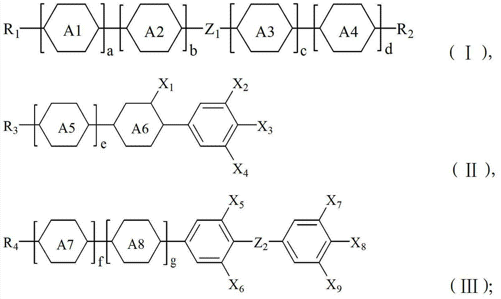 Nematic phase liquid crystal composition