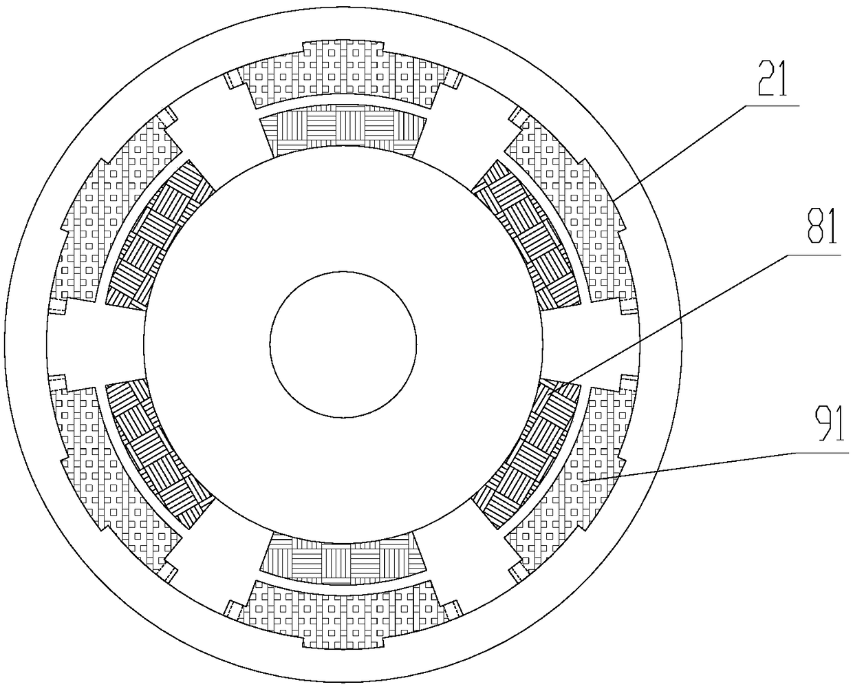 Ship pod type propeller