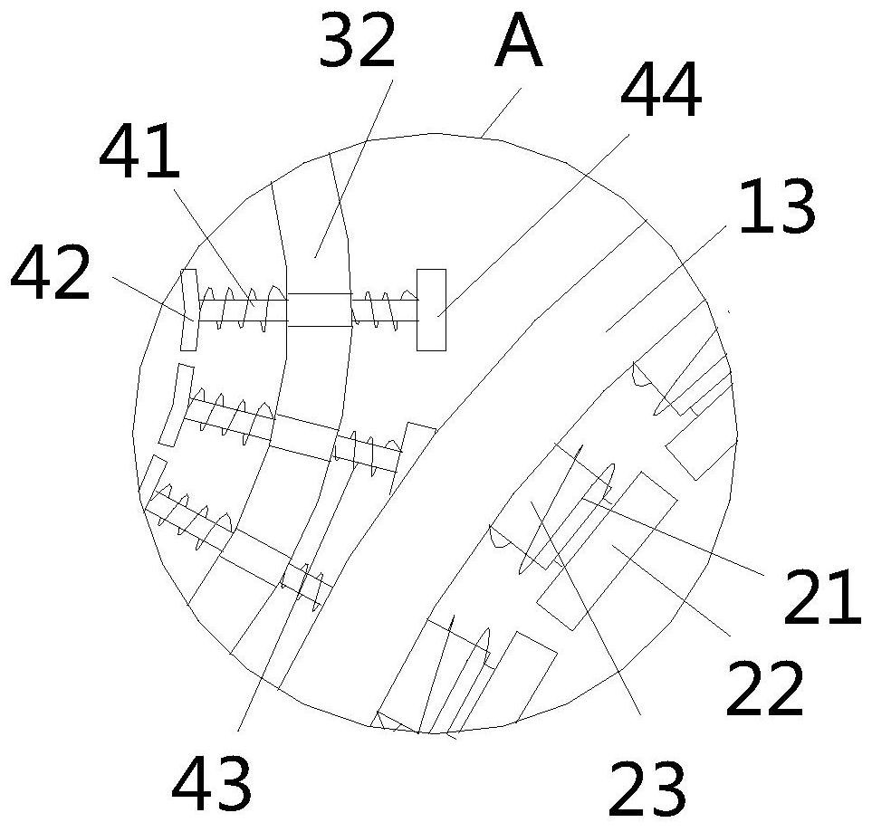 A portable oxygen cylinder fixing bracket