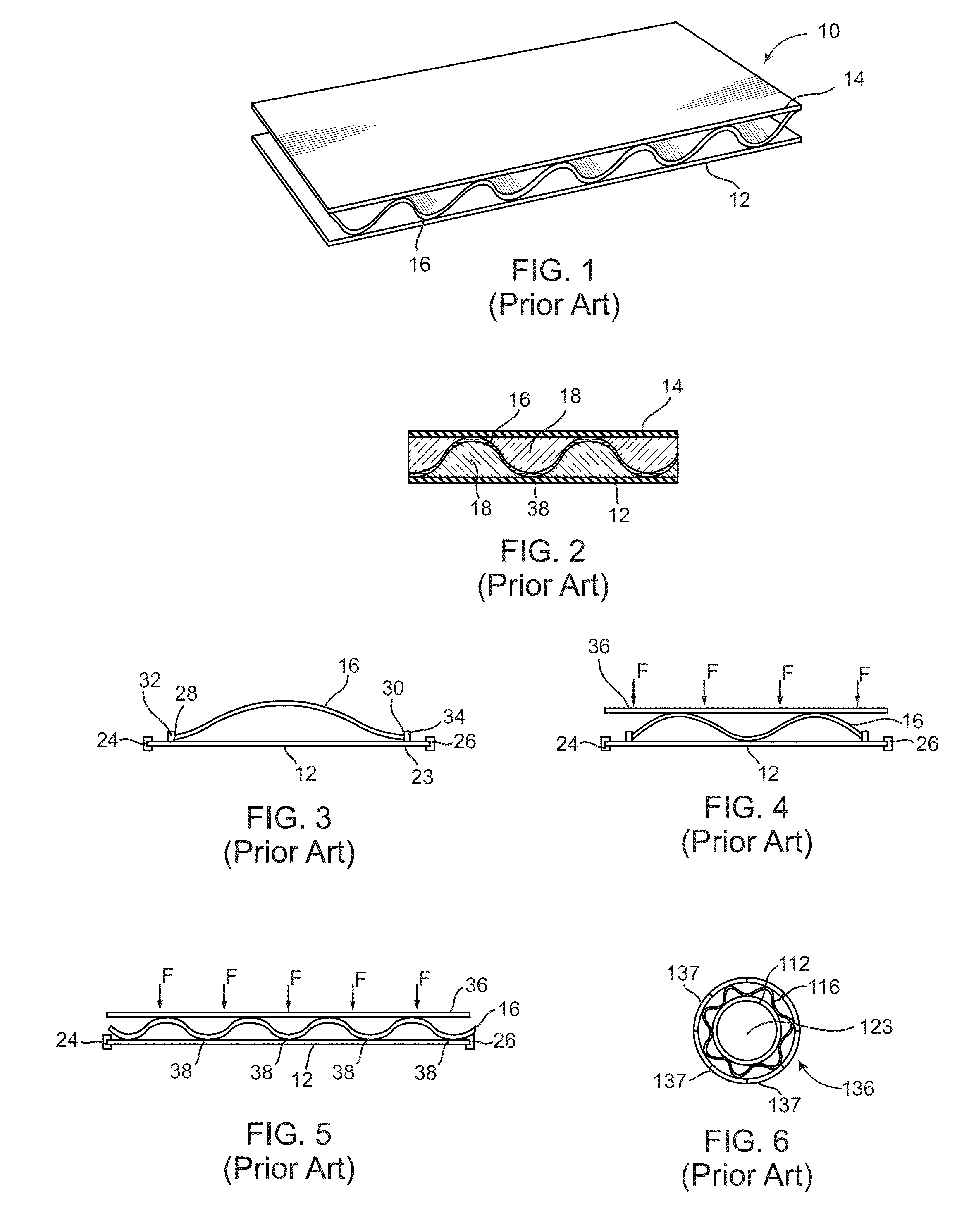 Variable amplitude sine wave spring