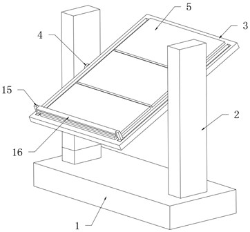 Photovoltaic power generation panel with self-adjustment protection function