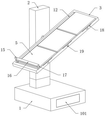 Photovoltaic power generation panel with self-adjustment protection function