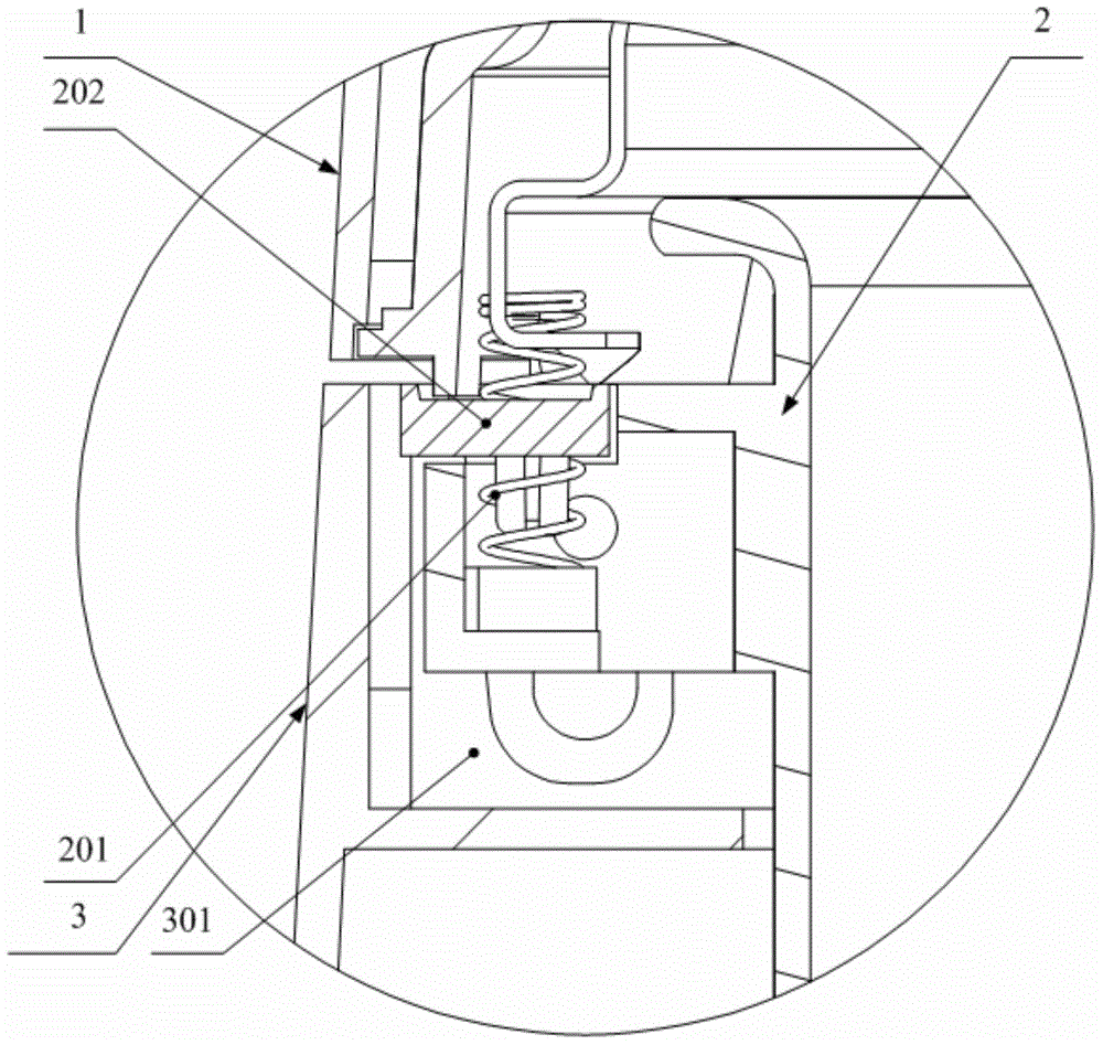 Electric pressure cooker and inner pot handle structure thereof