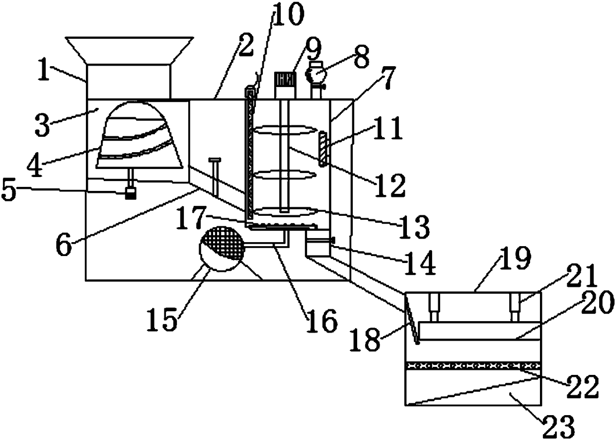 Environment-friendly management and compaction device for sludge of river channel