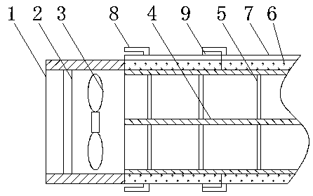 Negative oxygen ion releasing constant temperature heating and ventilating system