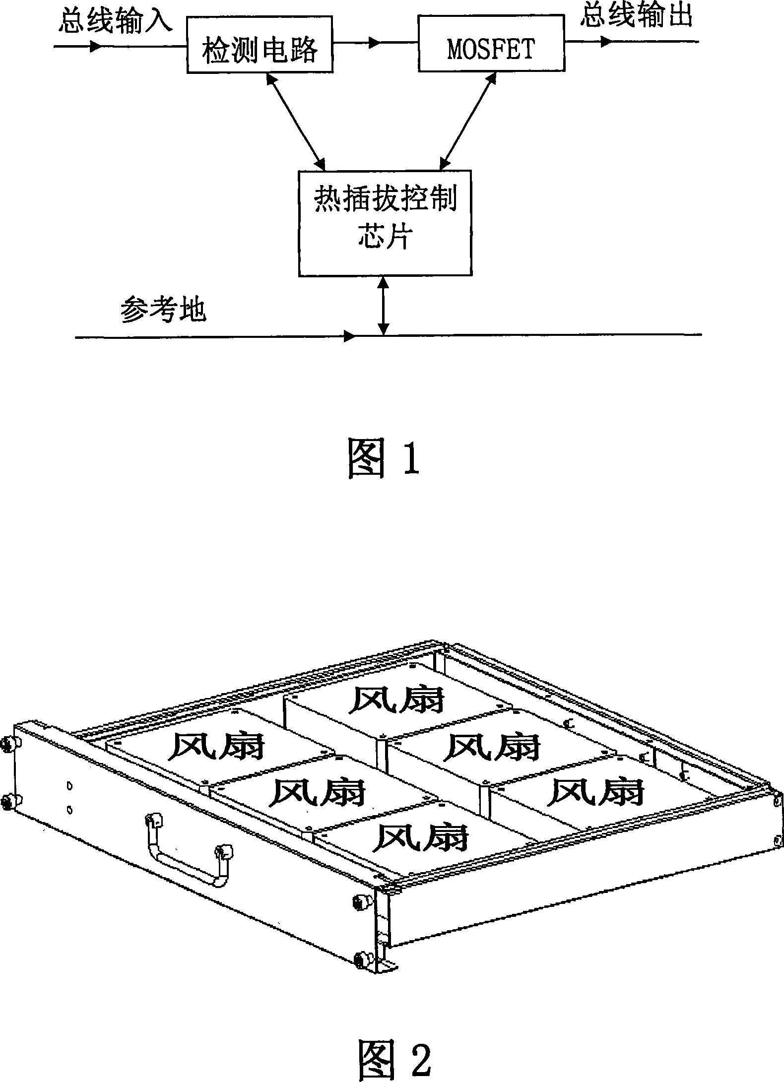 Modularized equipment hot-plugging module powering method and hot-plug control circuit