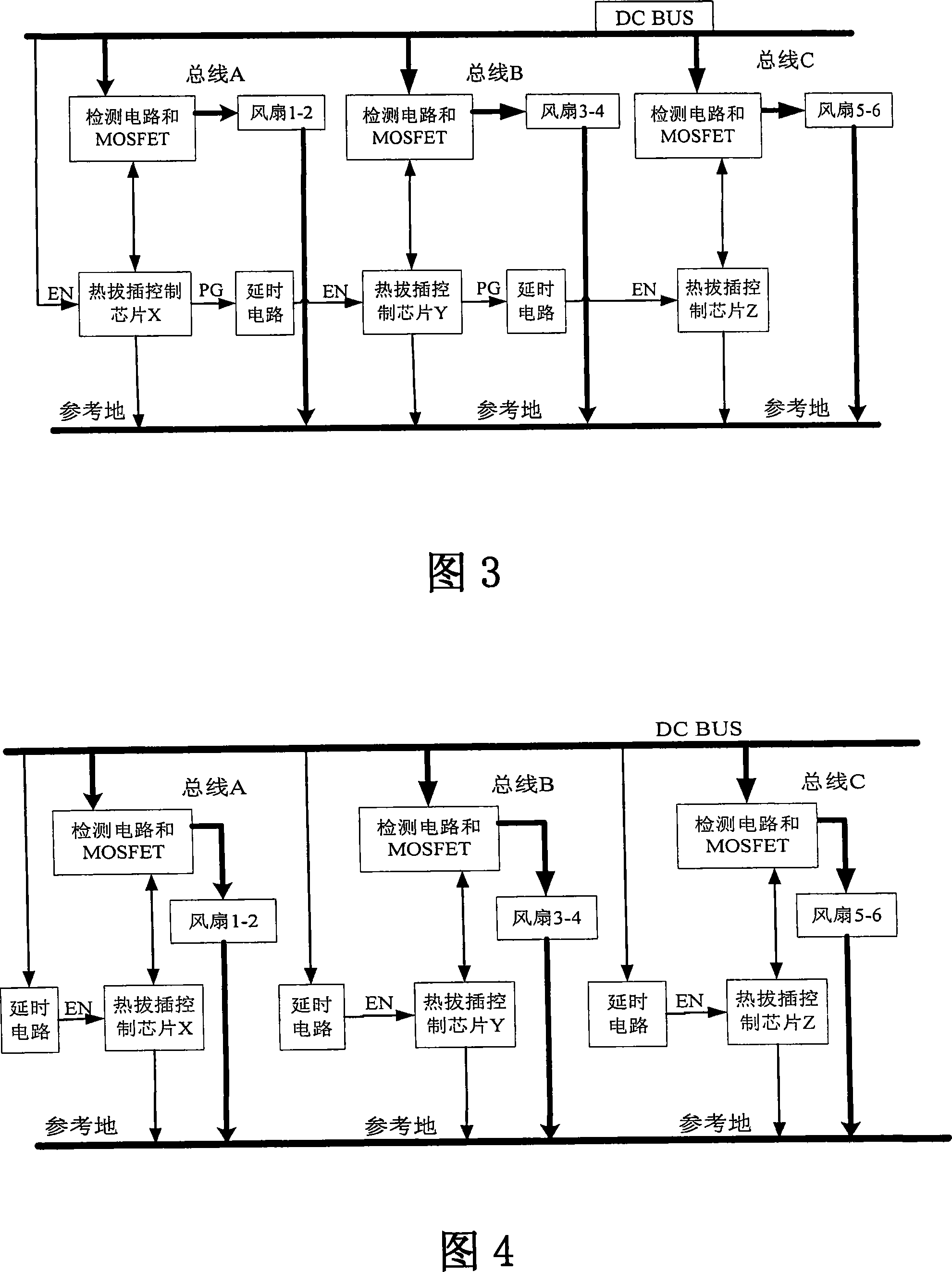 Modularized equipment hot-plugging module powering method and hot-plug control circuit