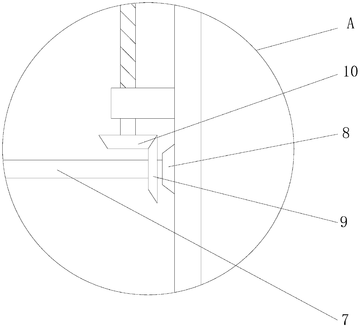 Retractable CT (Computerized Tomography) measuring rod and measuring method thereof