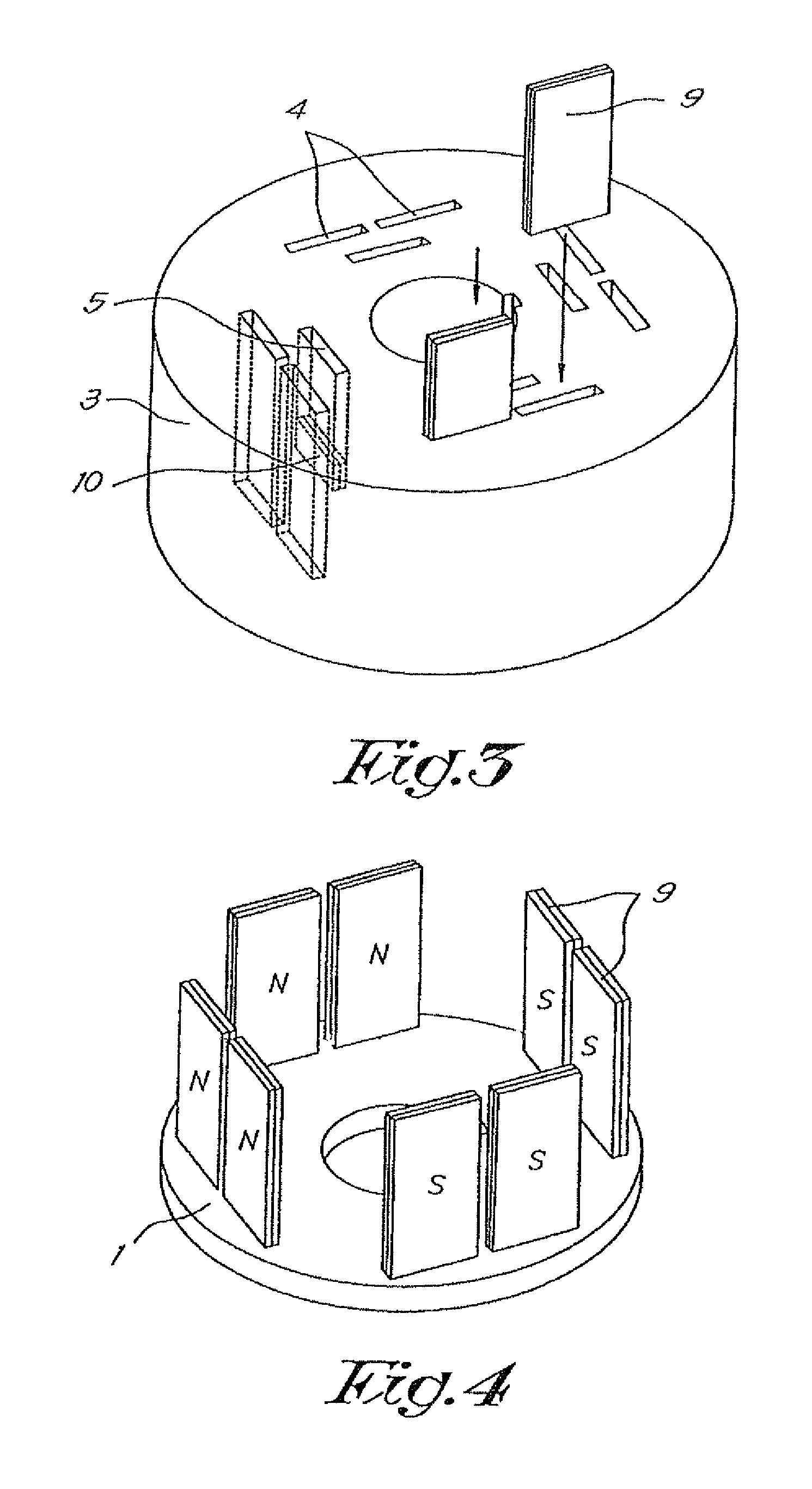 Method for assembling a rotor with permanent magnets