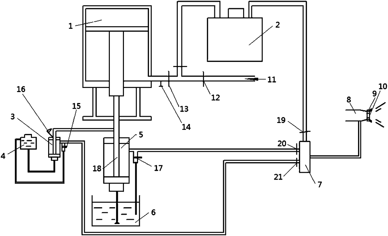 Piano shell high-pressure airless spraying device